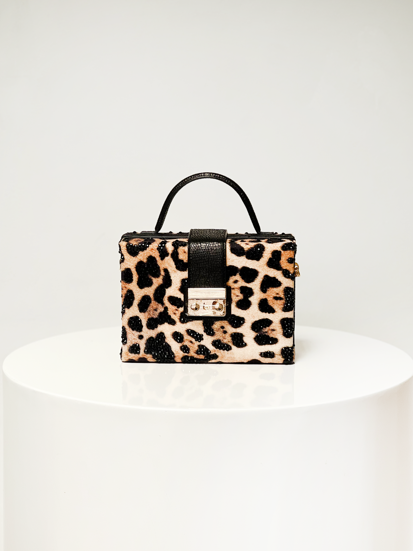 BOX CLUTCH ANIMALIER