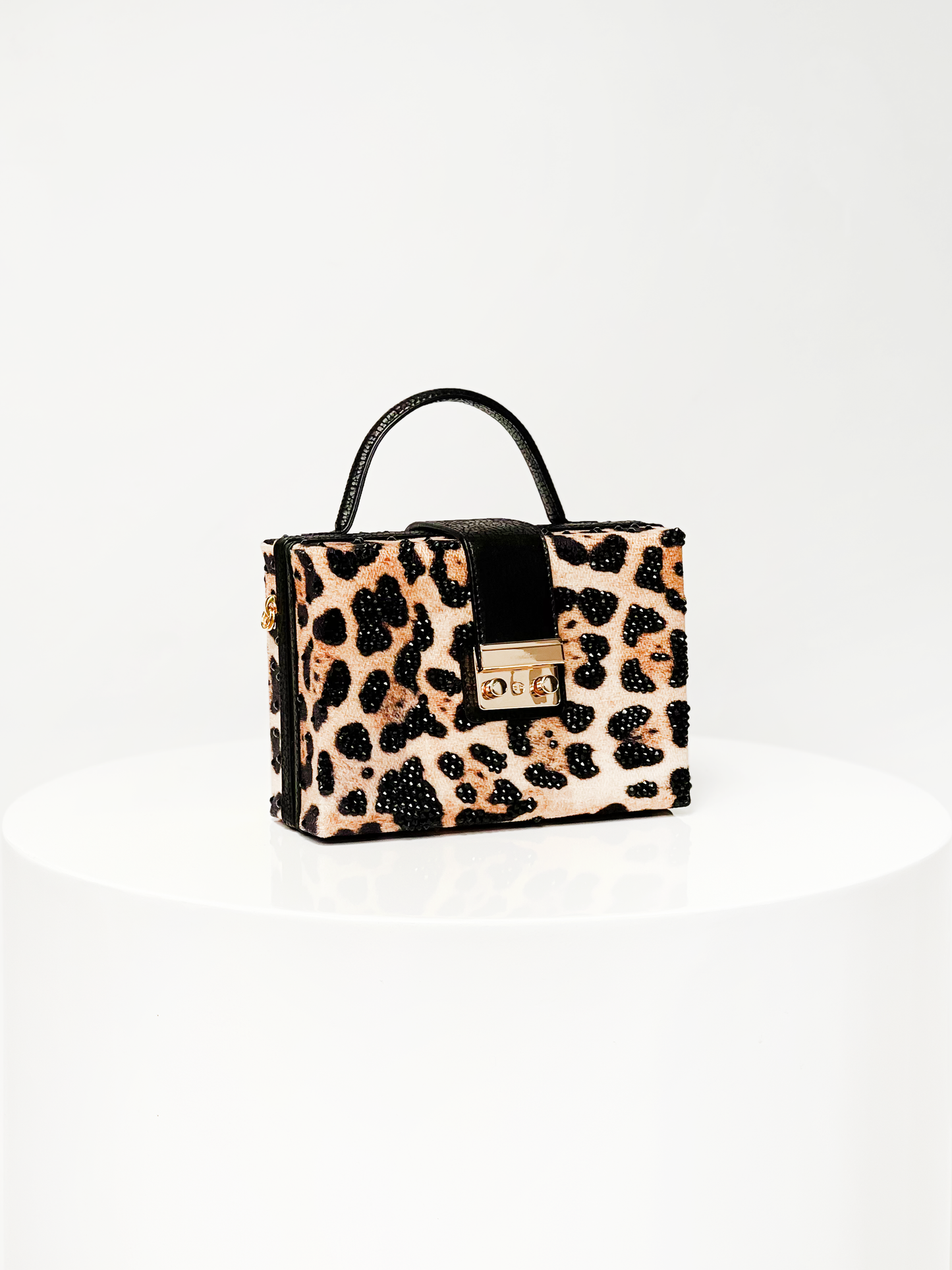 BOX CLUTCH ANIMALIER
