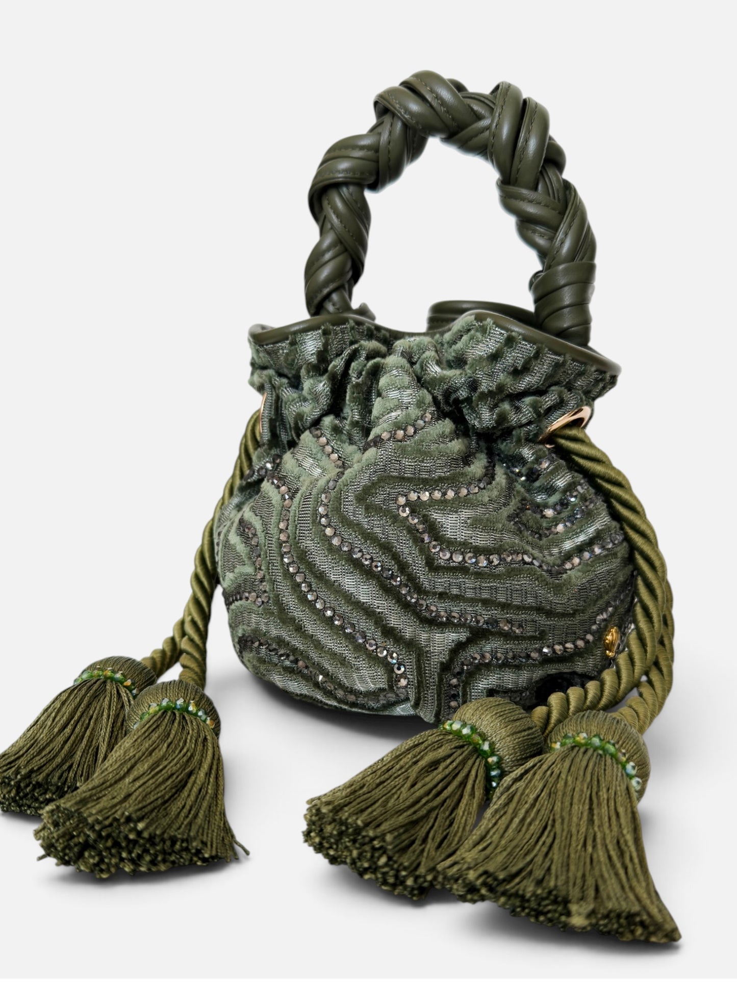 BOUCHER BUCKET BAG CARDIFF VERDE