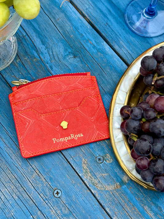 Rivera orange card holder