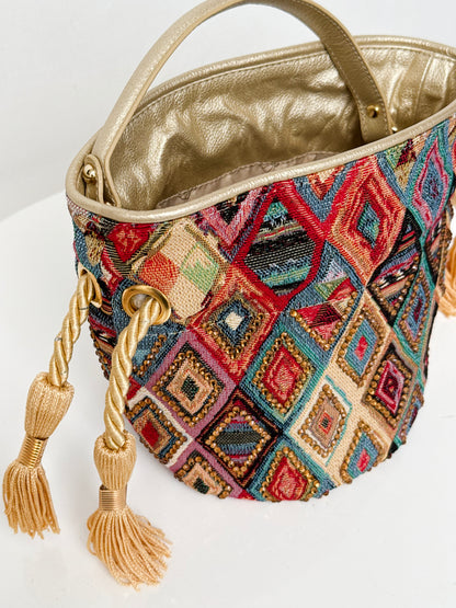 BOUCHER BUCKET BAG TRISOC MULTICOLOR