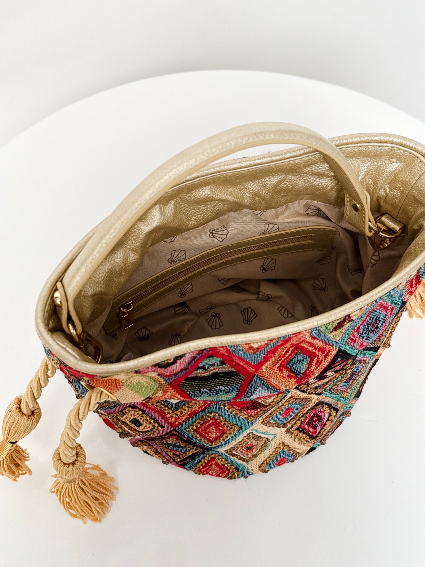 BOUCHER BUCKET BAG TRISOC MULTICOLOR
