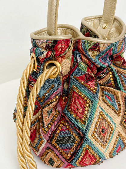 BOUCHER BUCKET BAG TRISOC MULTICOLOR