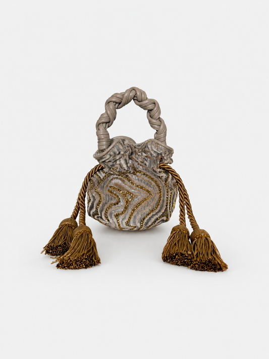 BOUCHER BUCKET BAG CARDIFF TAUPE