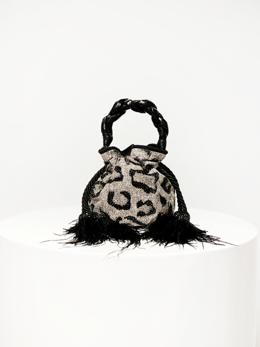 SOFIA ANIMALIER GRIS - BOUCHER BUCKET BAG