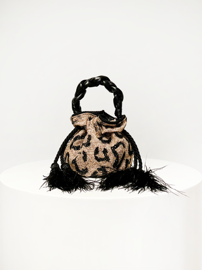 SOFIA ANIMALIER AMARILLA - BOUCHER BUCKET BAG