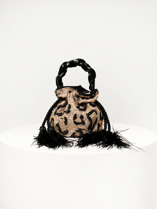 SOFIA ANIMALIER AMARILLA - BOUCHER BUCKET BAG