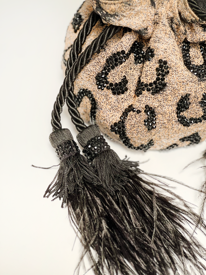 SOFIA ANIMALIER AMARILLA - BOUCHER BUCKET BAG