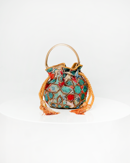 BOUCHER BUCKET BAG -AZULEJO