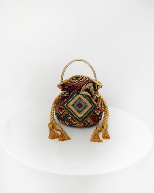 BOUCHER BUCKET BAG - GOBELINO TIERRA
