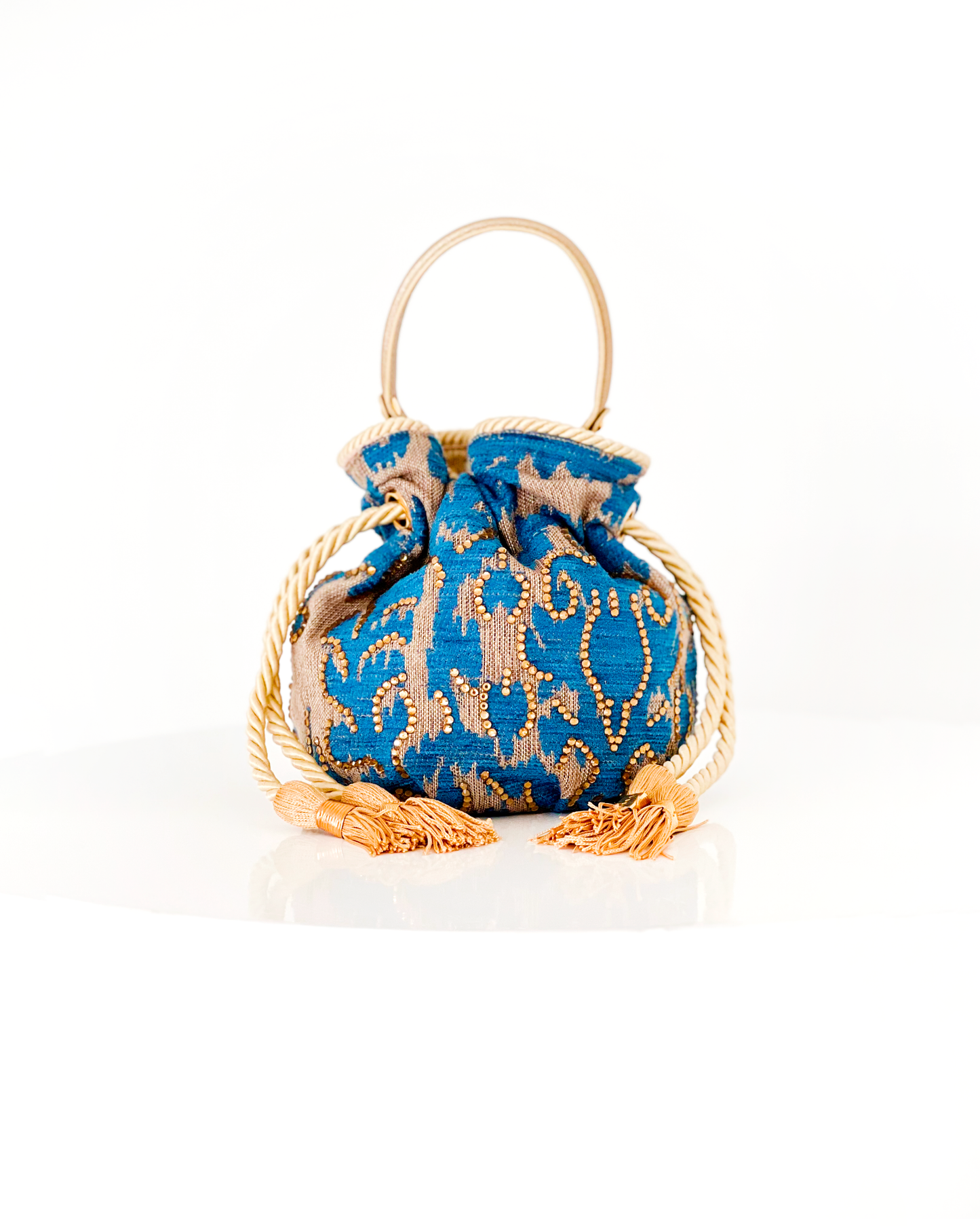 Boucher Bucket Bag - arabesco azul