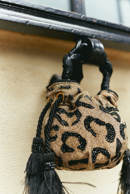 SOFIA ANIMALIER AMARILLA - BOUCHER BUCKET BAG