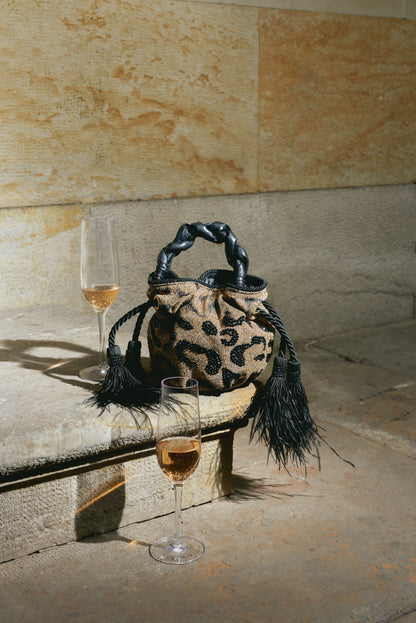 SOFIA ANIMALIER AMARILLA - BOUCHER BUCKET BAG
