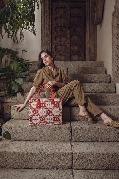 SHOPPER BAG ROJO AMEERA