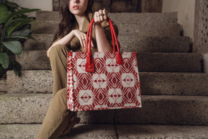 SHOPPER BAG ROJO AMEERA