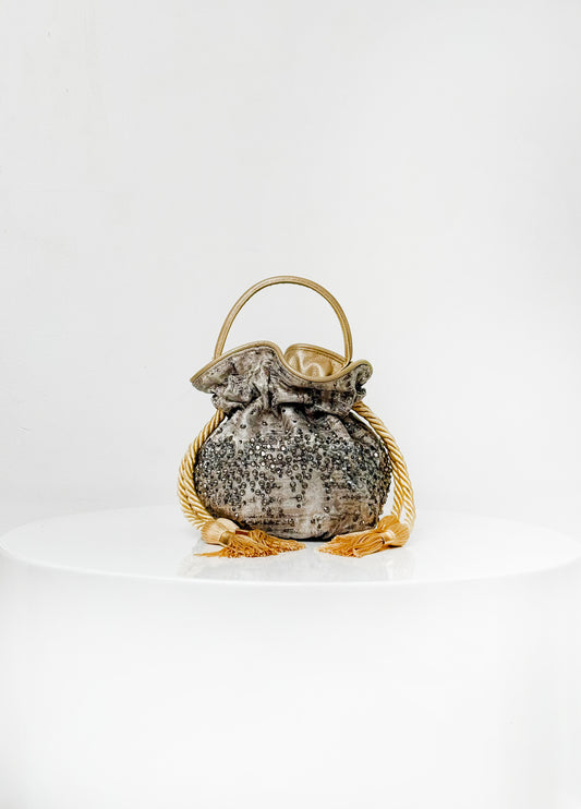 BOUCHER BUCKET BAG GRIS LLUVIA