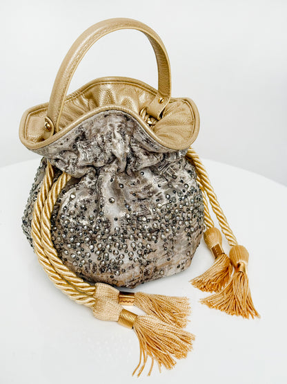 BOUCHER BUCKET BAG GRIS LLUVIA