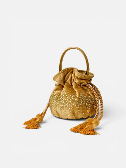 BOUCHER BUCKET BAG DORADA