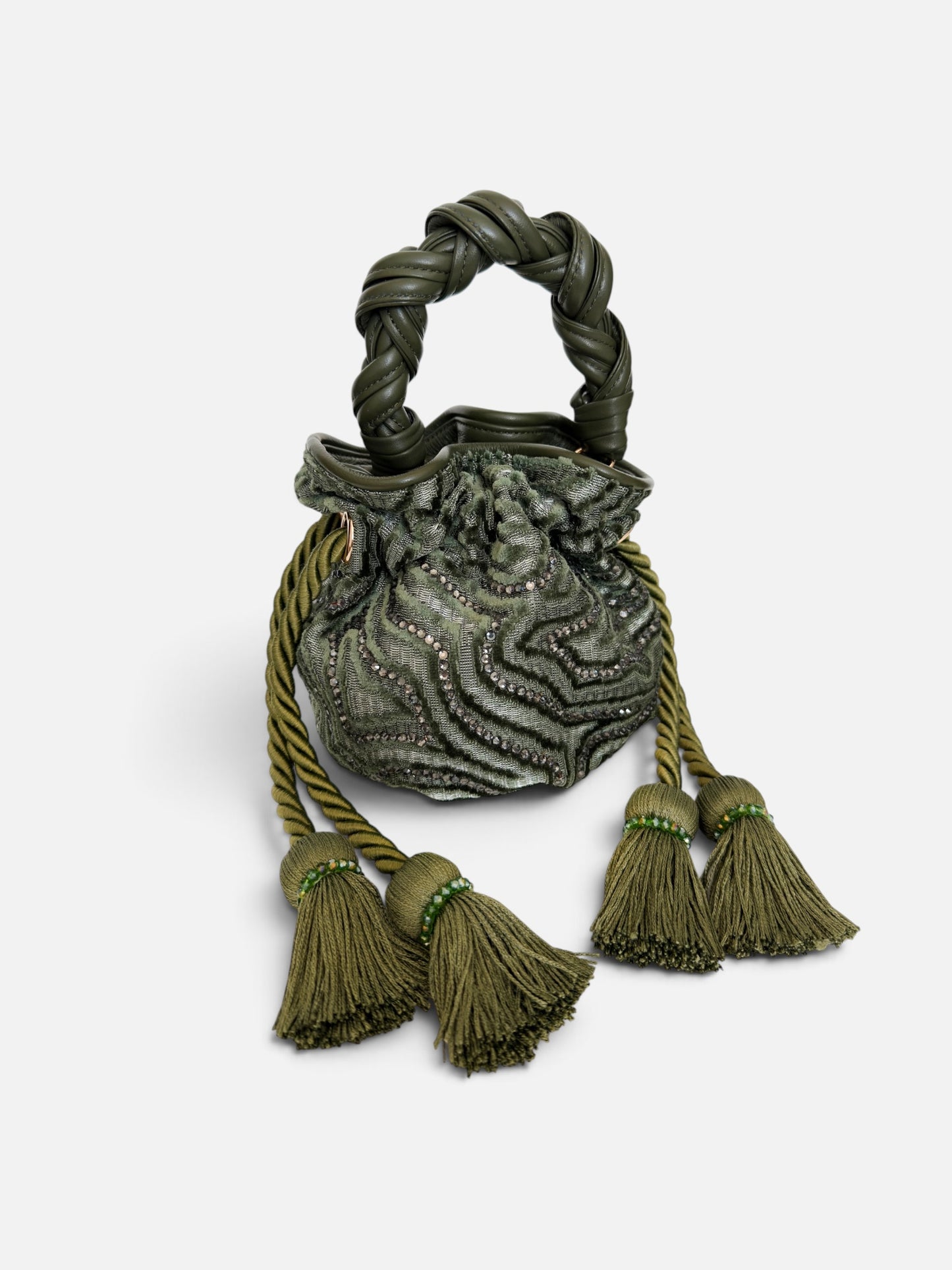 BOUCHER BUCKET BAG CARDIFF VERDE