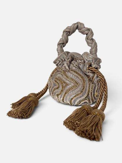 BOUCHER BUCKET BAG CARDIFF TAUPE