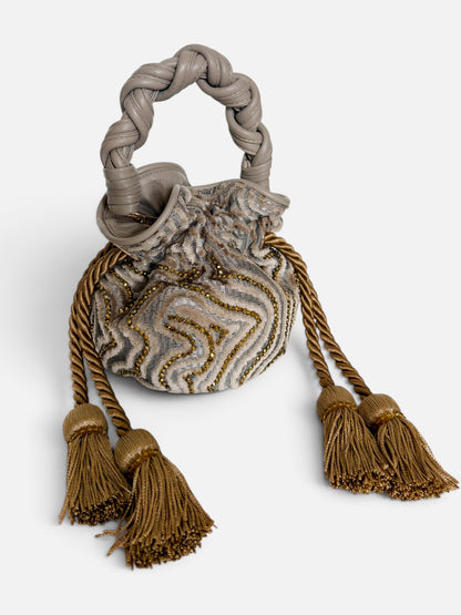 BOUCHER BUCKET BAG CARDIFF TAUPE