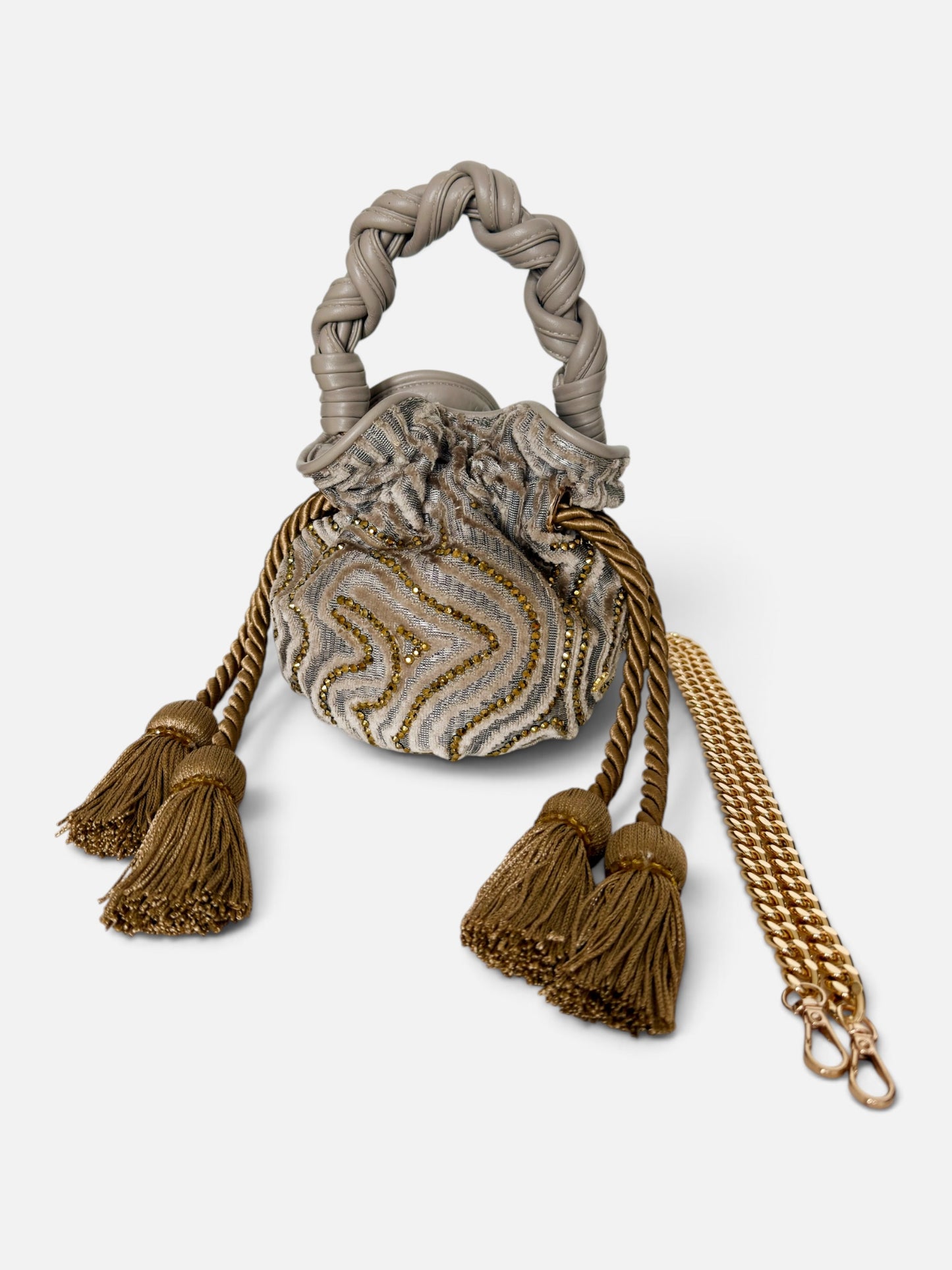 BOUCHER BUCKET BAG CARDIFF TAUPE