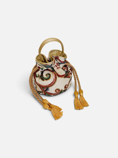 BOUCHER BUCKET BAG ARABESCOS