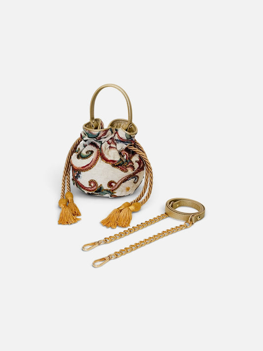 BOUCHER BUCKET BAG ARABESCOS