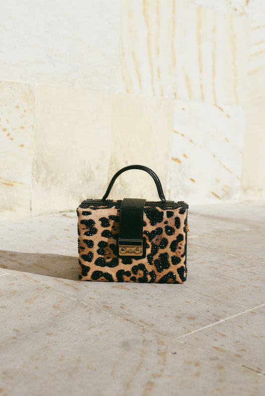 BOX CLUTCH ANIMALIER
