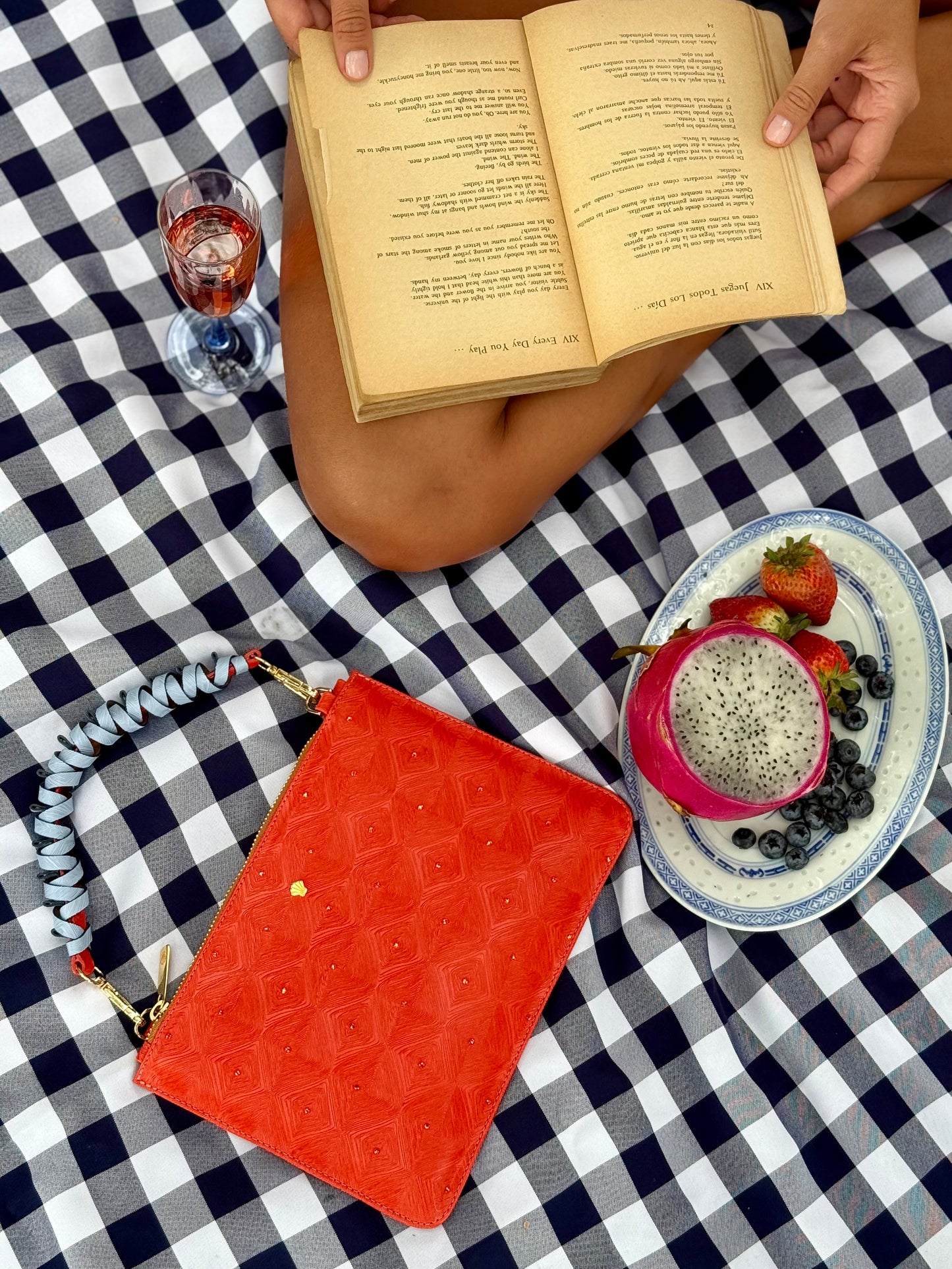 MINI CLUTCH RIVERA NARANJA